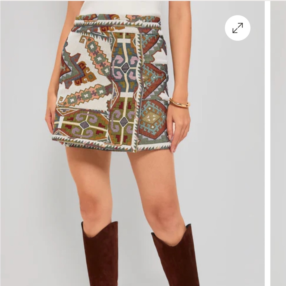 ISO Hunter Bell Powell Bohemian Patterned wrap Skirt size 2